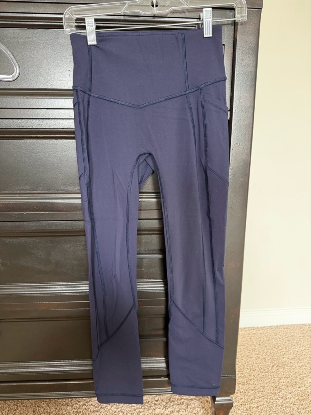 High-Waist Navy Lululemon Leggings